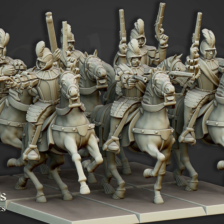 The Black Riders unit  by Highlands Miniatures