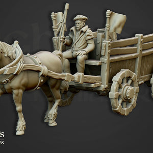 Gold Wagon by   by Highlands Miniatures