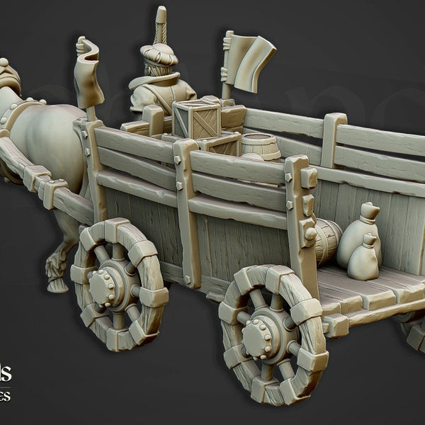 Gold Wagon by   by Highlands Miniatures