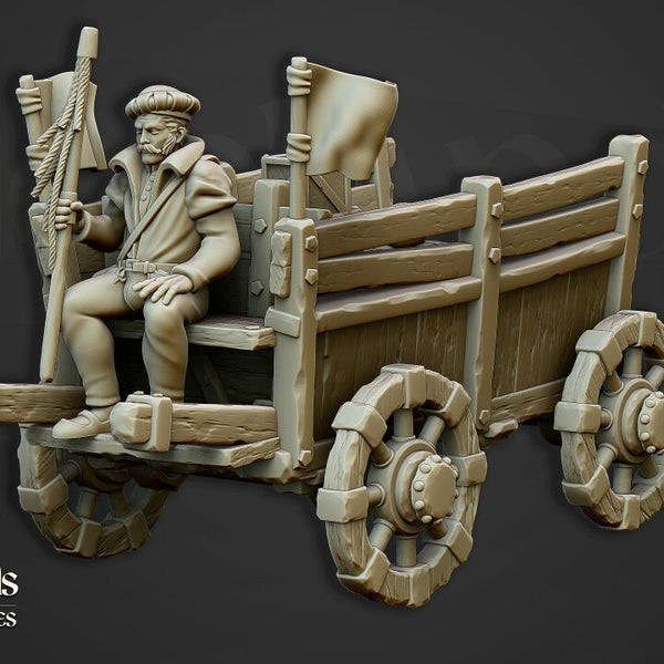 Gold Wagon by   by Highlands Miniatures