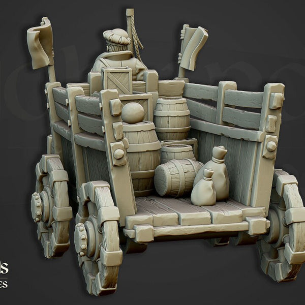 Gold Wagon by   by Highlands Miniatures