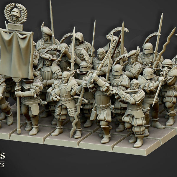 Landsknechts of Soltau unit  by Highlands Miniatures