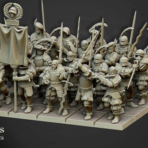 Landsknechts of Soltau unit  by Highlands Miniatures