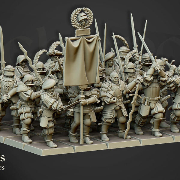 Landsknechts of Soltau unit  by Highlands Miniatures