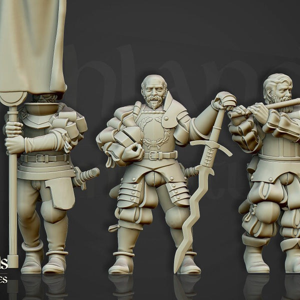 Landsknechts of Soltau unit  by Highlands Miniatures