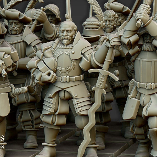 Landsknechts of Soltau unit  by Highlands Miniatures
