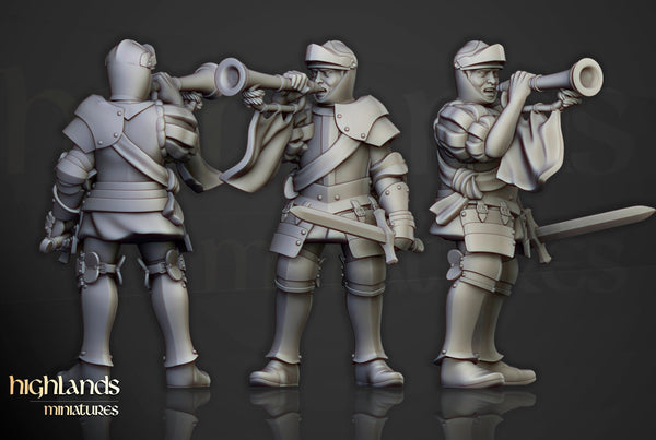 Sunland Empire -  Imperial Knights on Foot by Highlands Miniatures