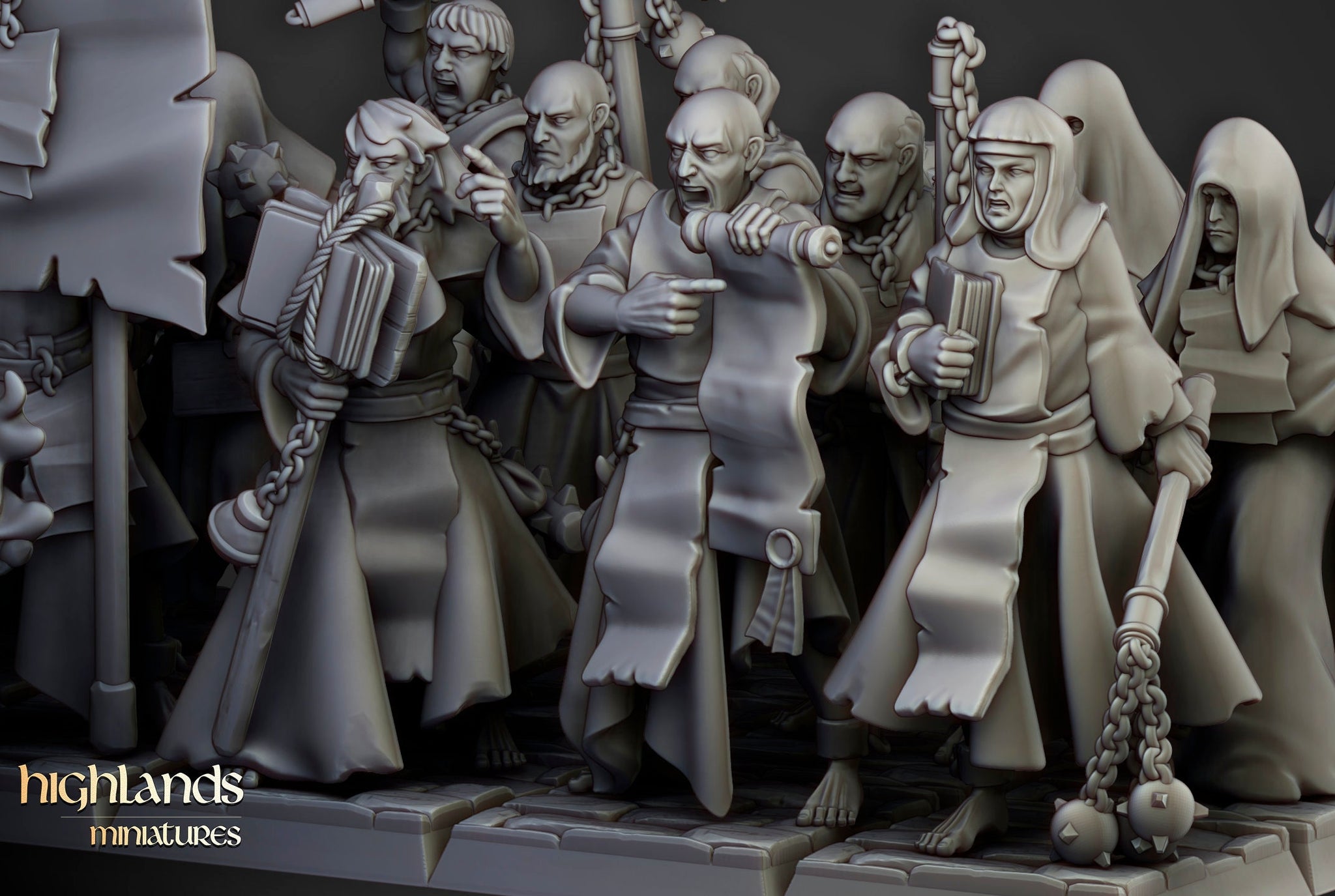 Fanatical Zealots by Highlands Miniatures