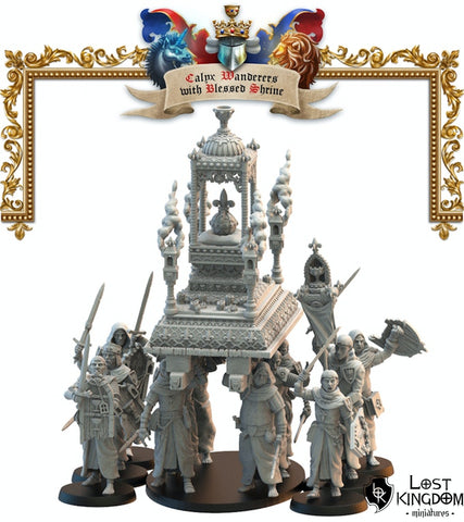 Kingdom of Mercia Calix Wanders With Blessed Shrine By Lost Kingdom