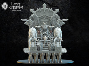 Magmhorin - Assur God King on Palanquin By Lost Kingdom Miniatures