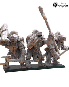 Saurian Ancients (Cuetzpal) - Ayotl Unit By  Lost Kingdom Miniatures