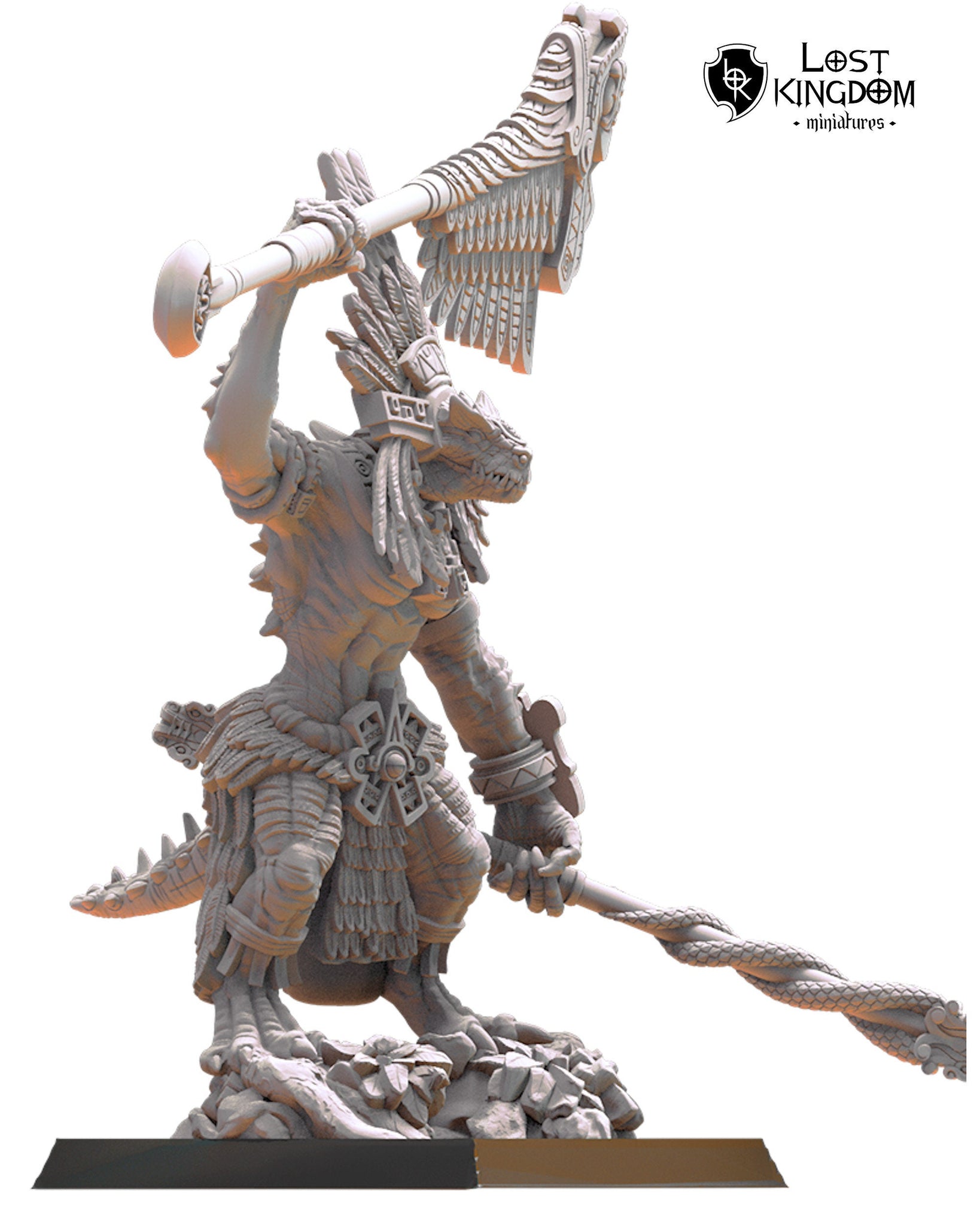 Saurian Ancients (Cuetzpal) - Coatlicue, Cuetzpal Mother By  Lost Kingdom Miniatures