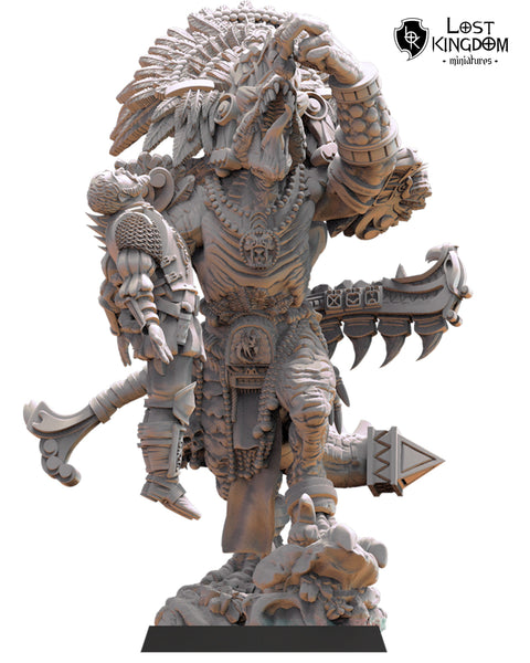 Saurian Ancients (Cuetzpal) - Ehecatl The Devourer By  Lost Kingdom Miniatures