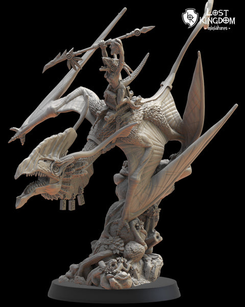 Saurian Ancients (Cuetzpal) - Metzli the Ruthless By  Lost Kingdom Miniatures