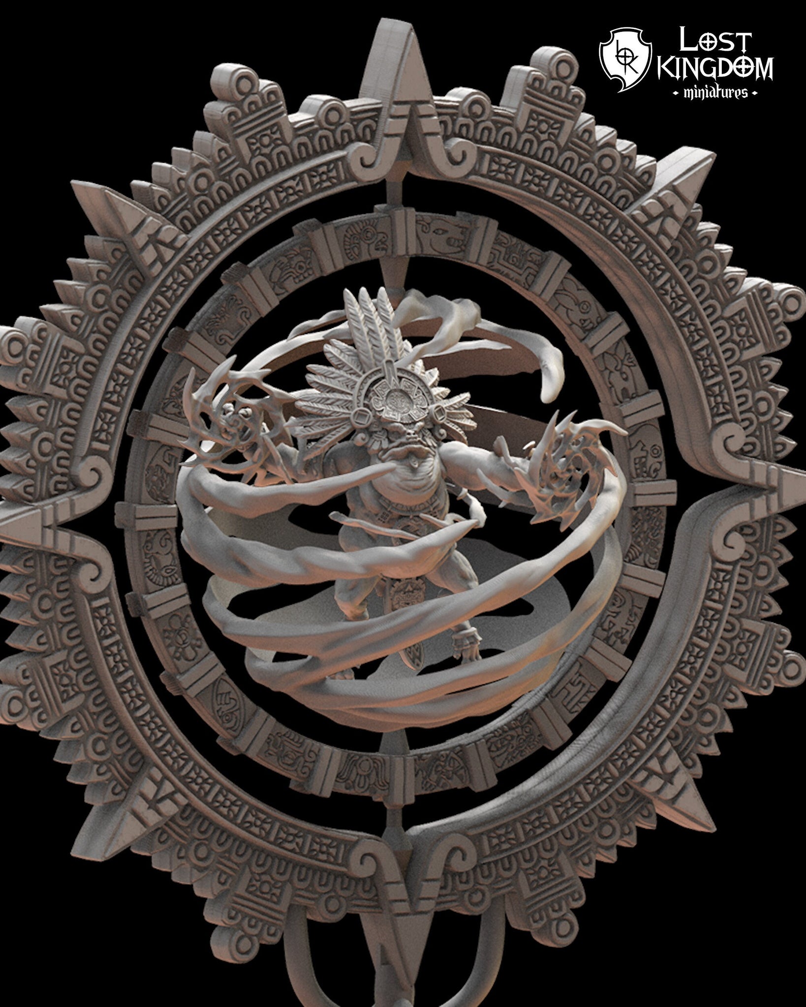 Saurian Ancients (Cuetzpal) - Ometeotl, Supreme Sorceror By  Lost Kingdom Miniatures