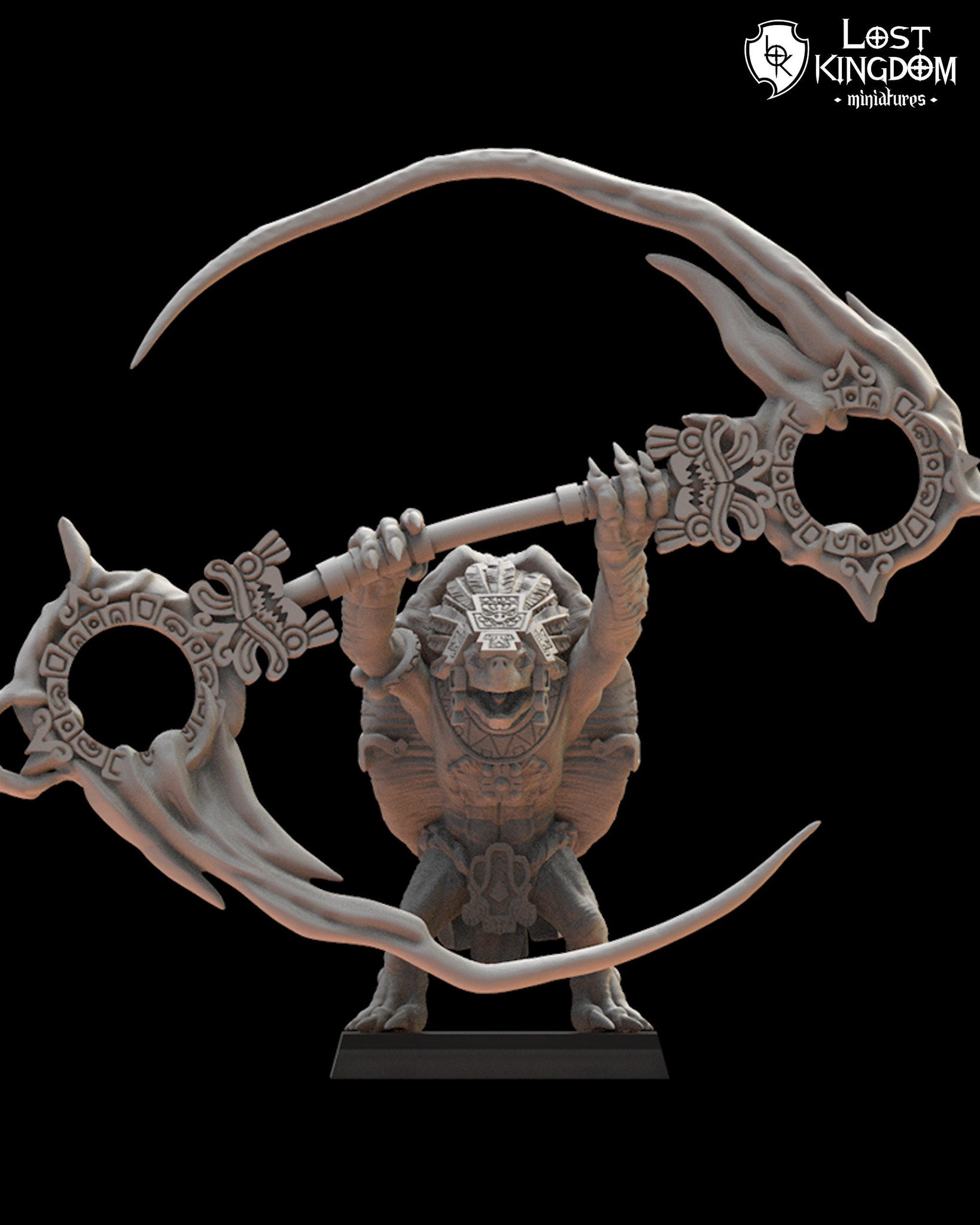 Saurian Ancients (Cuetzpal) -Tezcatlipoca, the God kid By  Lost Kingdom Miniatures