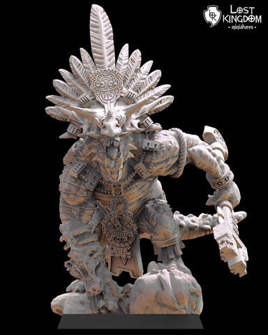 Saurian Ancients (Cuetzpal) -Tlaloc the Osprey By  Lost Kingdom Miniatures