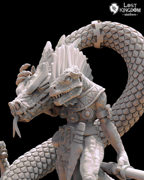 Saurian Ancients (Cuetzpal) -Tonatiuh, Coatl Whisperer By  Lost Kingdom Miniatures