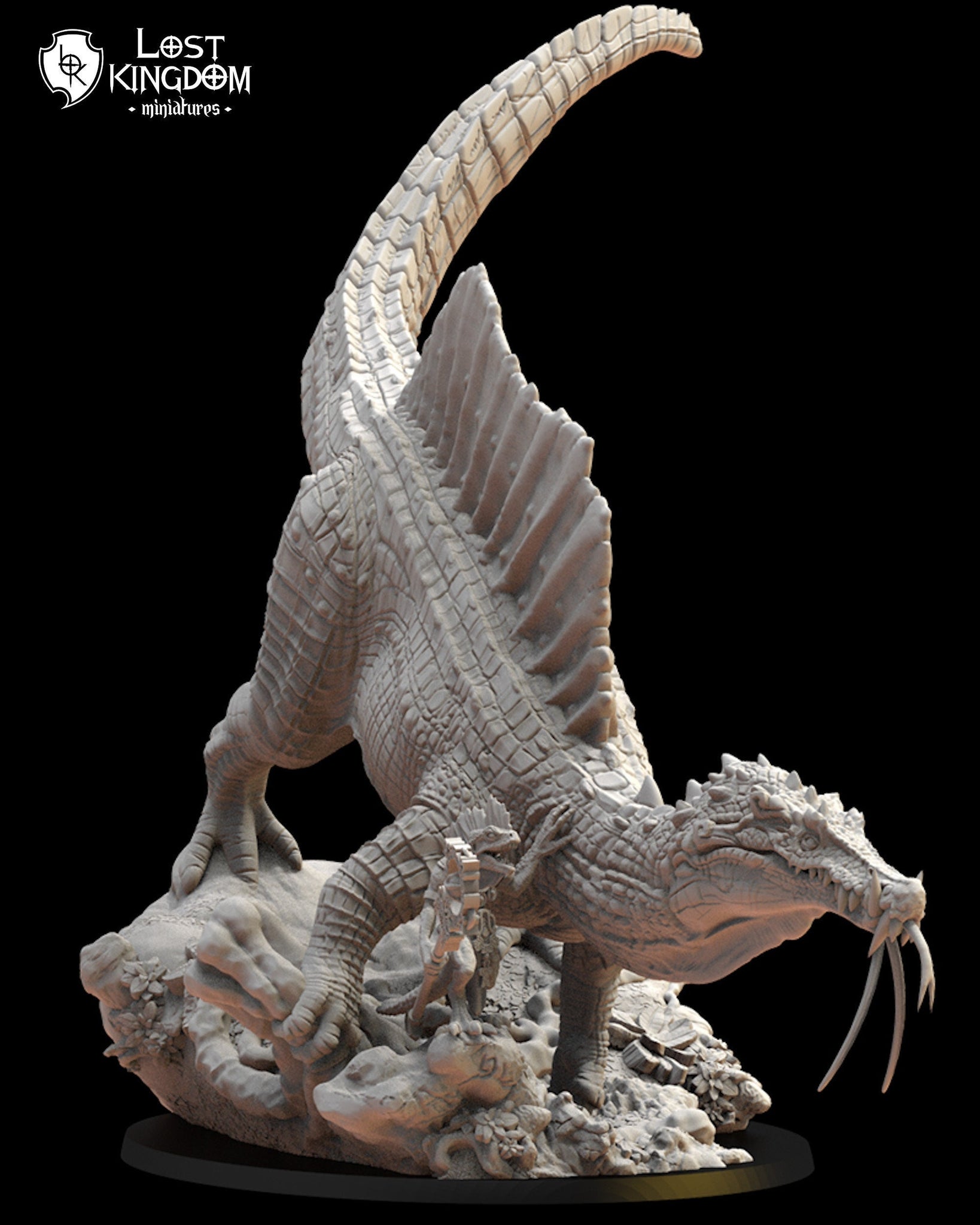 Saurian Ancients (Cuetzpal) - Tlauilokotl By  Lost Kingdom Miniatures