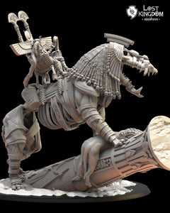 Undying Dynasties - Amenhotep the Terrible on Ammit by Lost Kingdom Miniatures