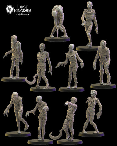 Undying Dynasties - Damned Regiment by Kingdom Miniatures