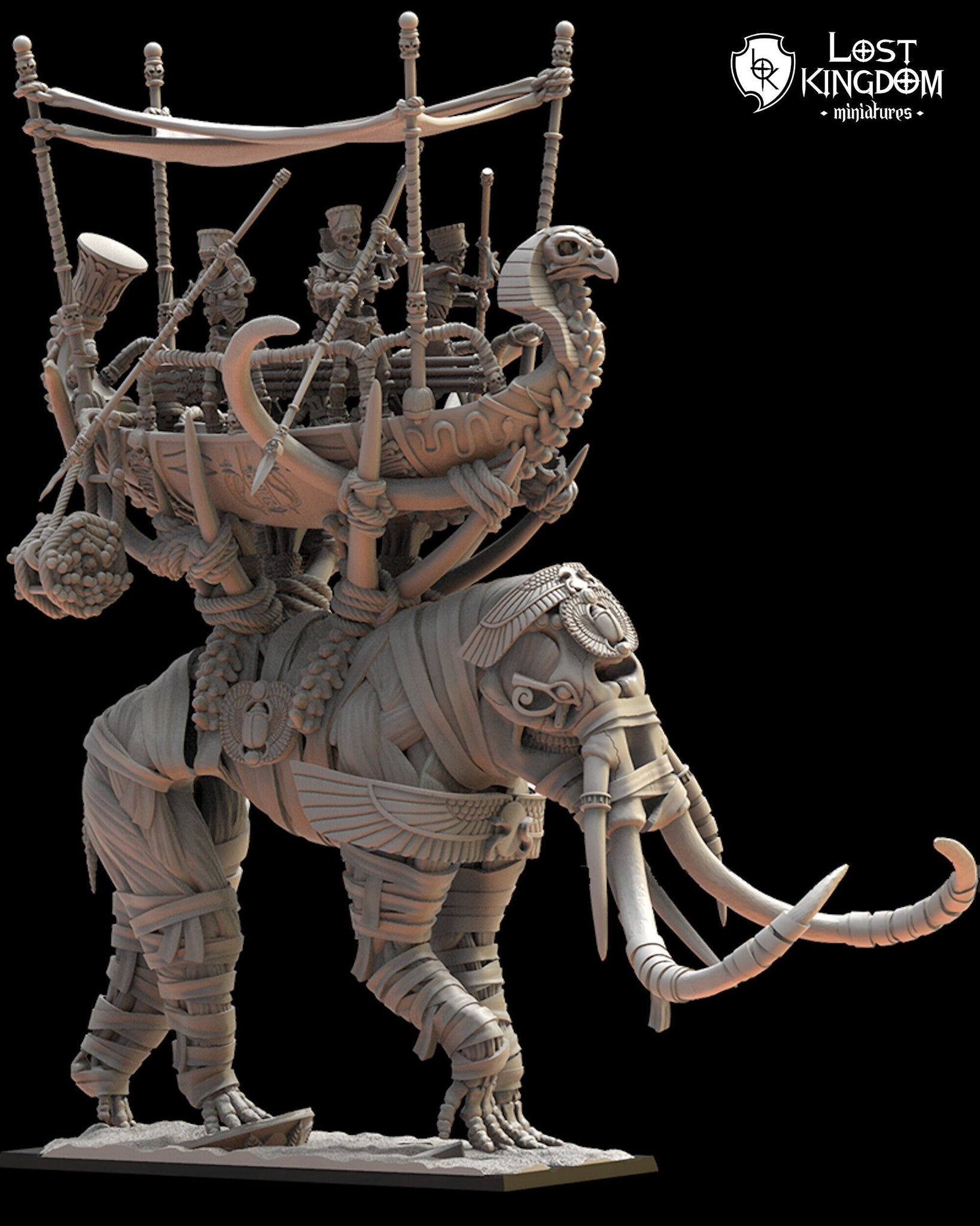 Undying Dynasties - War Elephant by Lost Kingdom Miniatures