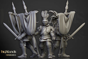 Sunland Empire -  Imperial Knights on Foot by Highlands Miniatures