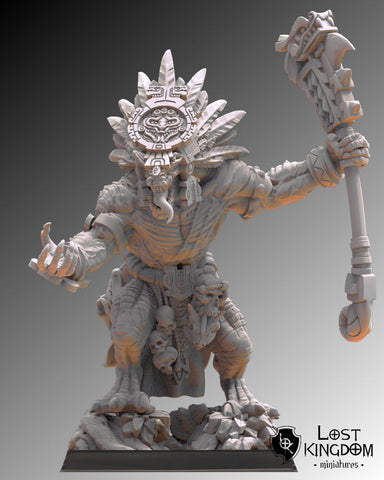 Yacatecuhtli  Cuetzpal Father by Lost Kingdom Miniatures