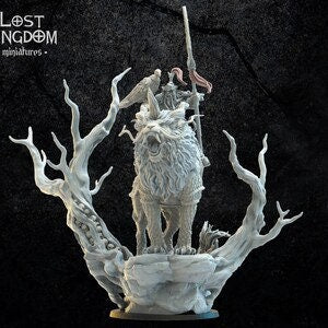 Magmhorin / Mongobbo - Gonghis Khan Lord Commander on Nian By Lost Kingdom Miniatures
