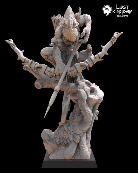 Saurian Ancients (Cuetzpal) - Chameleon Hero By Lost Kingdom Miniatures