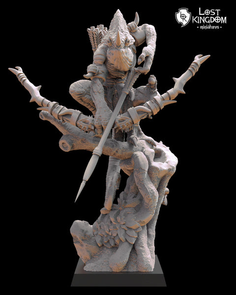 Saurian Ancients (Cuetzpal) - Chameleon Hero By  Lost Kingdom Miniatures