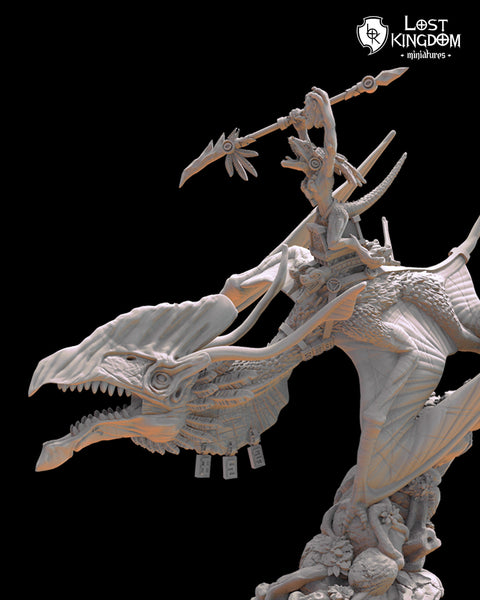 Saurian Ancients (Cuetzpal) - Metzli the Ruthless By  Lost Kingdom Miniatures