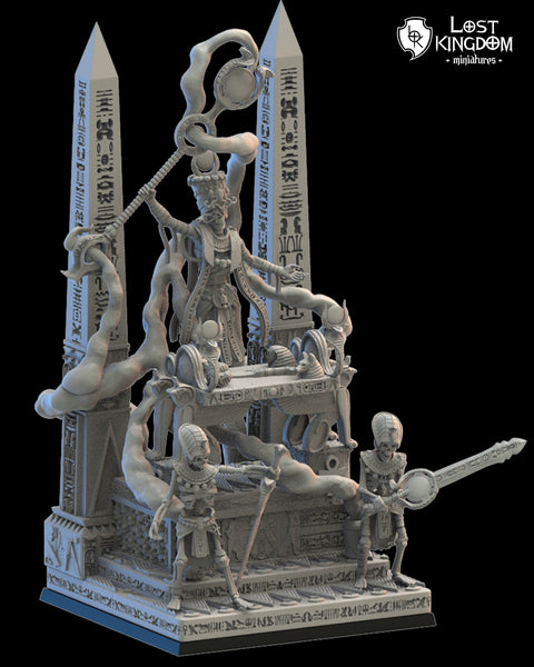 Undying Dynasties - Amenophis on Canopic Altar by Lost Kingdom Miniatures