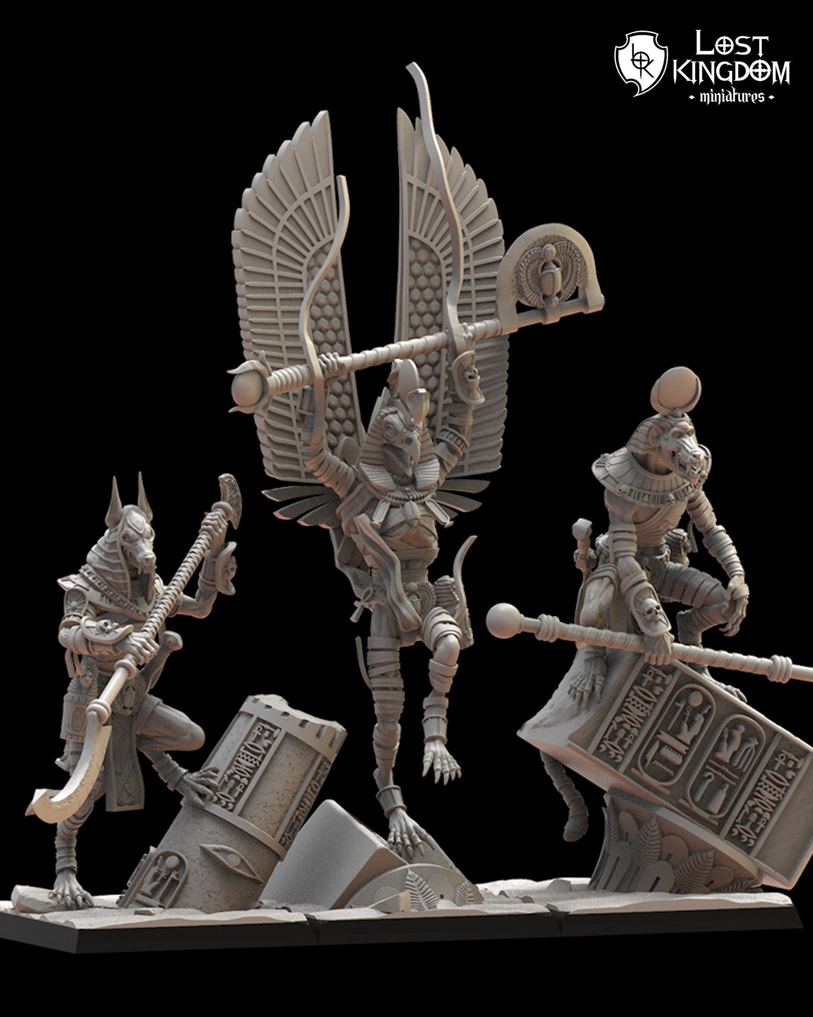 Undying Dynasties - Canopic Guard  by Kingdom Miniatures