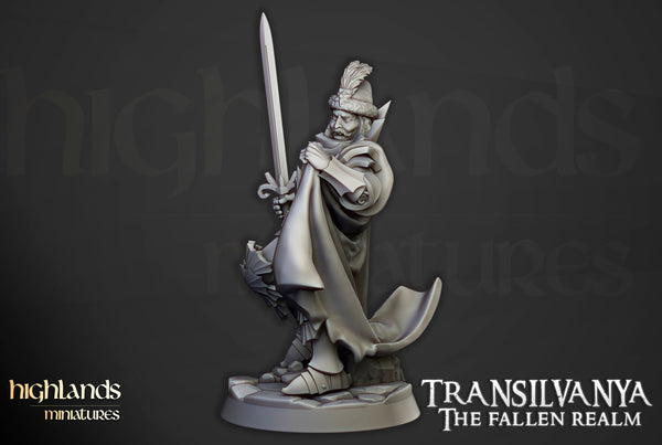 Vlad Valacari  Vampire hero by Highlands Miniatures
