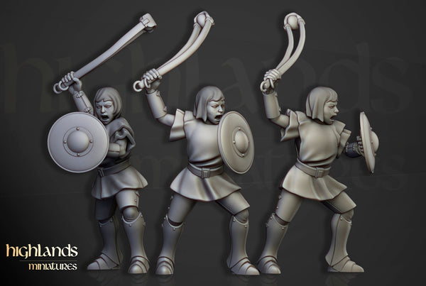 Sisters of Saint Helena - Young Sisters Unit by Highlands Miniatures