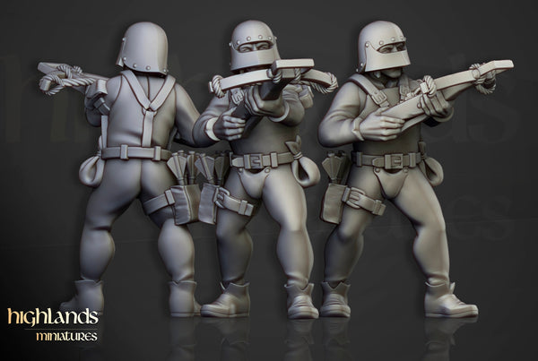 Sunland Empire - Imperial Crossbowmen Unit by Highlands Miniatures