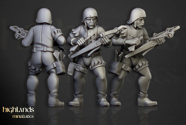 Sunland Empire - Imperial Crossbowmen Unit by Highlands Miniatures