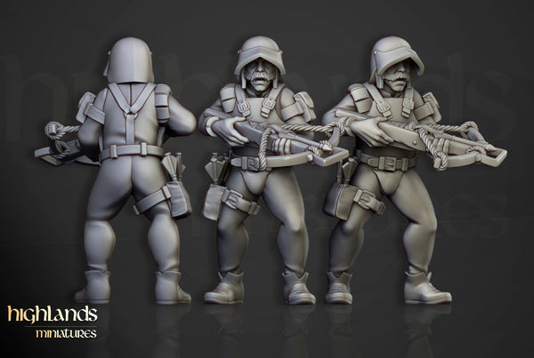 Sunland Empire - Imperial Crossbowmen Unit by Highlands Miniatures
