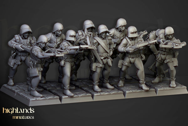 Sunland Empire - Imperial Crossbowmen Unit by Highlands Miniatures