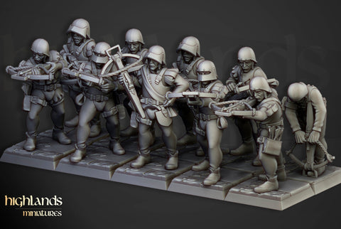 Sunland Empire - Imperial Crossbowmen Unit by Highlands Miniatures