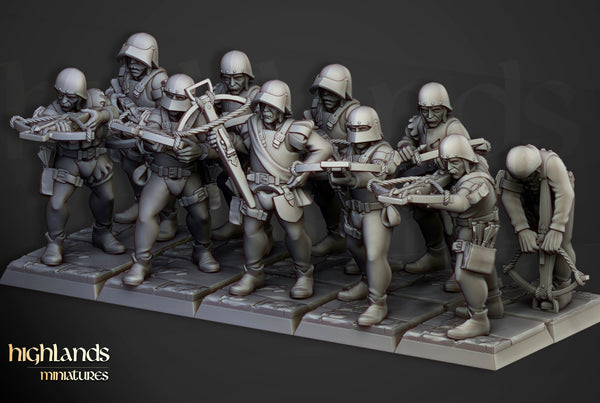 Sunland Empire - Imperial Crossbowmen Unit by Highlands Miniatures