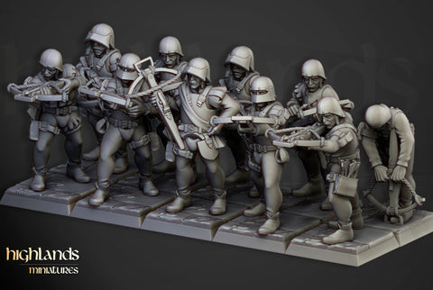 Sunland Empire - Imperial Crossbowmen Unit by Highlands Miniatures