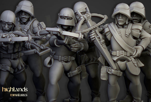 Sunland Empire - Imperial Crossbowmen Unit by Highlands Miniatures
