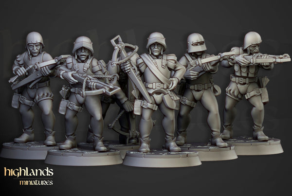 Sunland Empire - Imperial Crossbowmen Unit by Highlands Miniatures