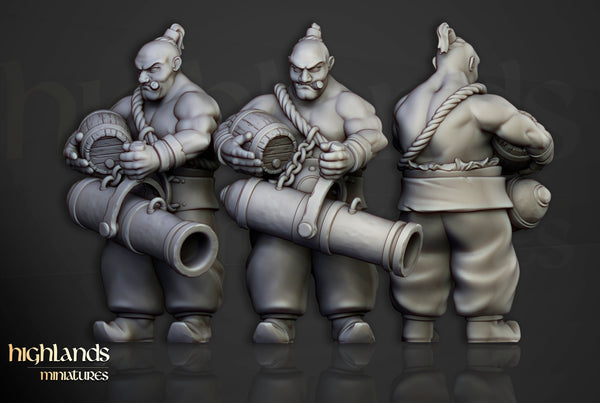 Khazarian Gunners Unit by Highlands Miniatures
