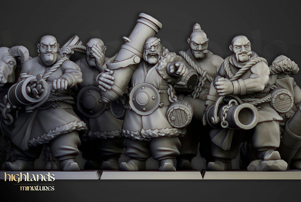 Khazarian Gunners Unit by Highlands Miniatures