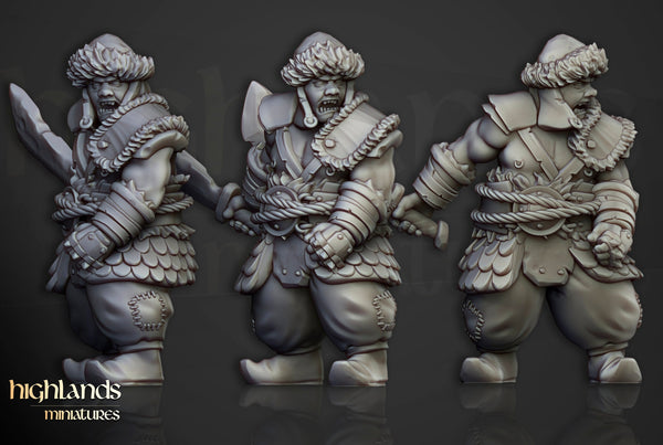Khazarian Warriors Unit by Highlands Miniatures