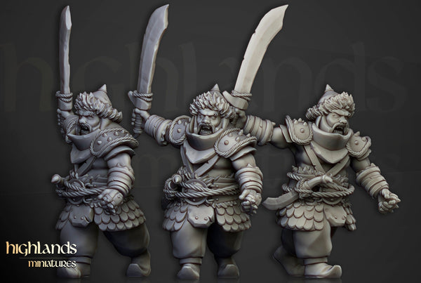 Khazarian Warriors Unit by Highlands Miniatures