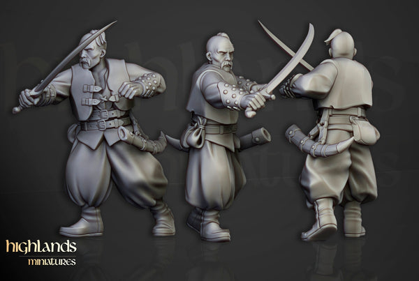 Harbor Cossacks  Unit by Highlands Miniatures